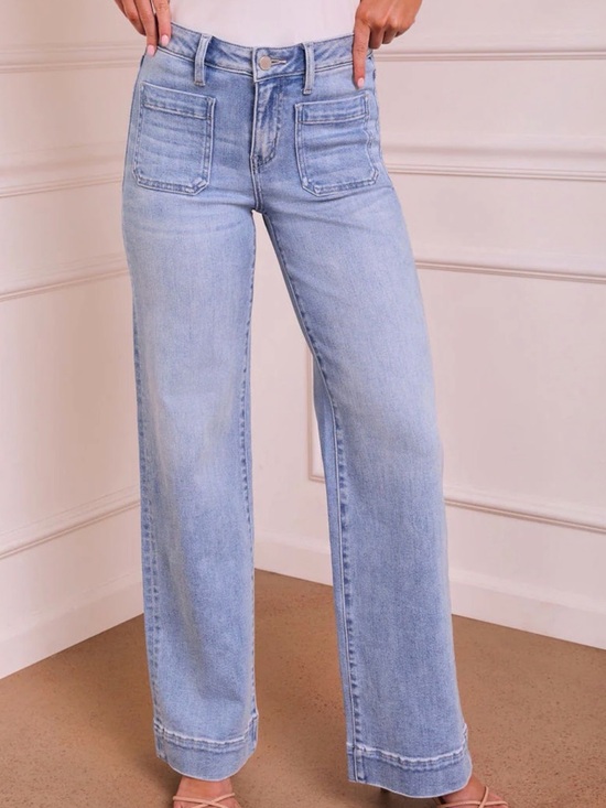 Vici Los Angeles Denim - Vici Rugged High-Rise Wide Leg Jeans